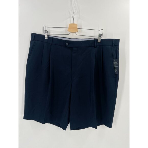 Ballin Men Size 42 Comfort-EZE Cancun Style Navy Blue Golf Dress Shorts - Picture 1 of 14